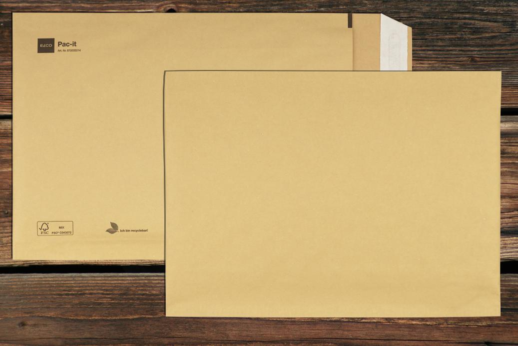 Papierpolstertaschen 200x275 mm Haftklebend Braun Zero Plastic